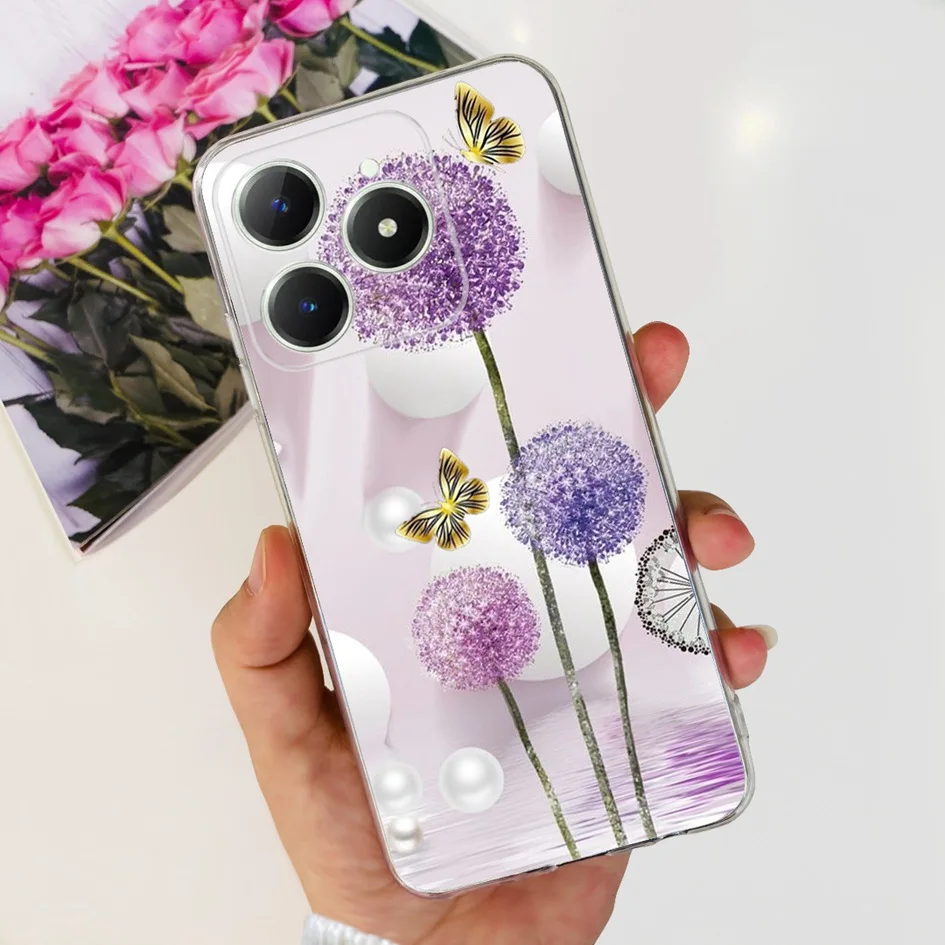 Cute Love Heart Soft Clear Silicone Protective Phone Case