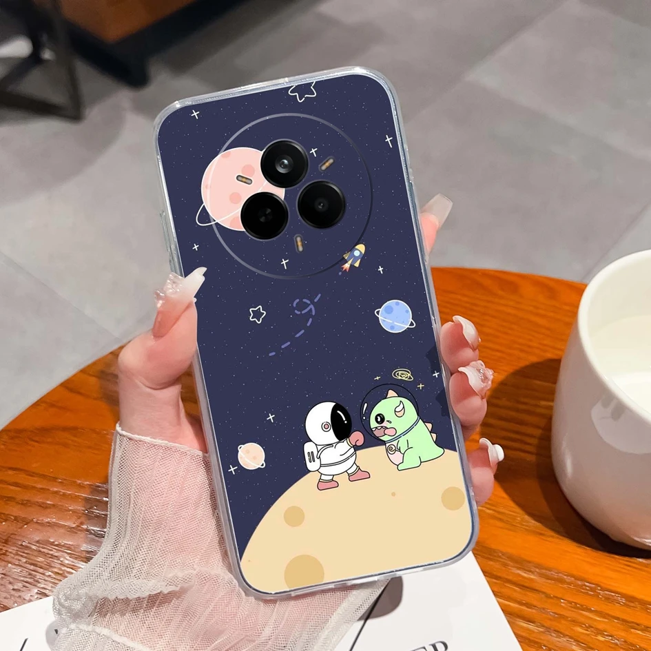 Cute Kitten Pattern Anti-Slip Clear Soft Silicone TPU Case