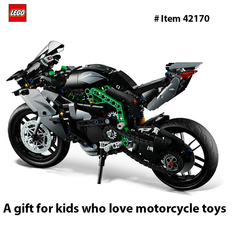 嵐47 Amazon.com: Lego TECHNIC Kawasaki Ninja H2R Motorcycle Set