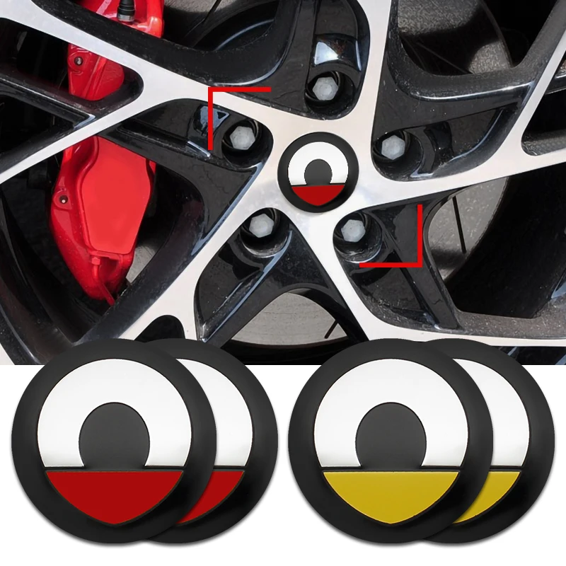 4 Pz 56 + 60Mm Car Wheel Center Hub Cap Badge Emblem Decal Wheel Sticker Per Smart Forfour Fortwo 452 453 450 454 451 Accessori