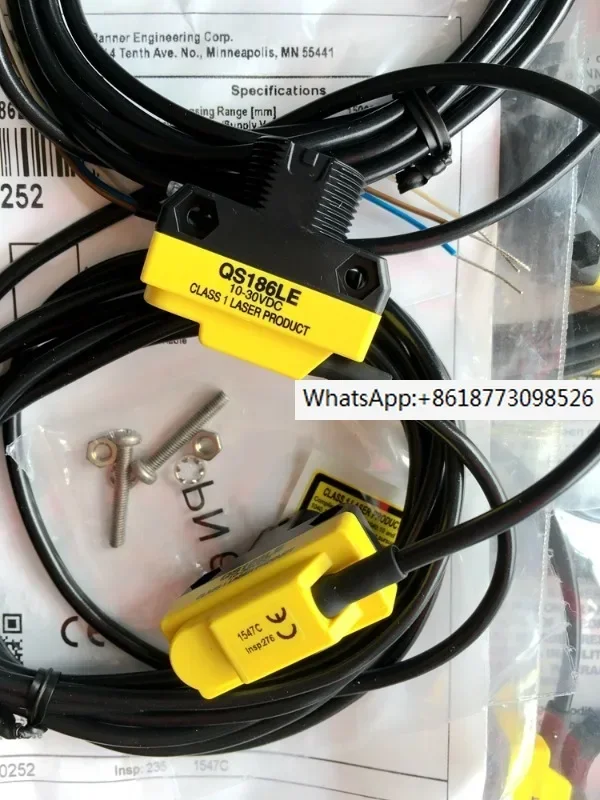 

QS186LE QS18VN6R QS18VP6R Bonner Laser Opposing Optoelectronic Switch