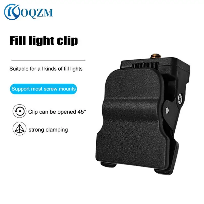 

Fill Light Clip Camera Flash Holder Mini 1/4 Screw Mount Universal Phone Tripod Tablet Mount Clamp For Photography