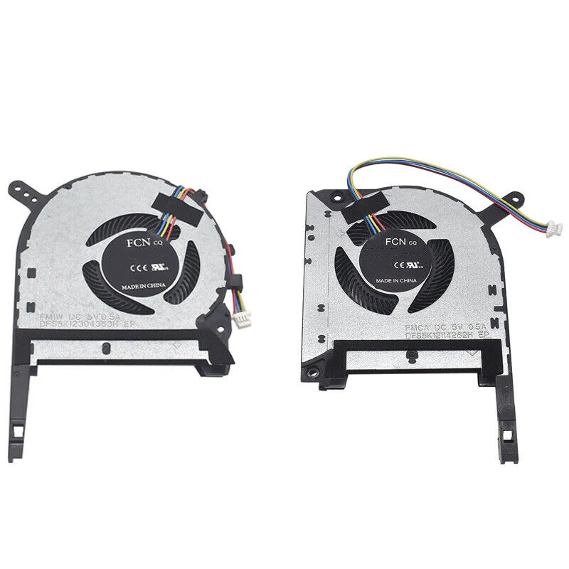 

4Pin GPU CPU Cooling Fans For ASUS TUF Gaming A15 FA506 IV FA506IU FA506IH FX506 IU FX506LH Cooler Radiator Replacement Parts