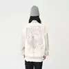 VIntage Collage Varsity Jackets Men Baseball Uniform Embroidery Oversized Women's Coat Patch PU Sleeves Fashion man clothing 2