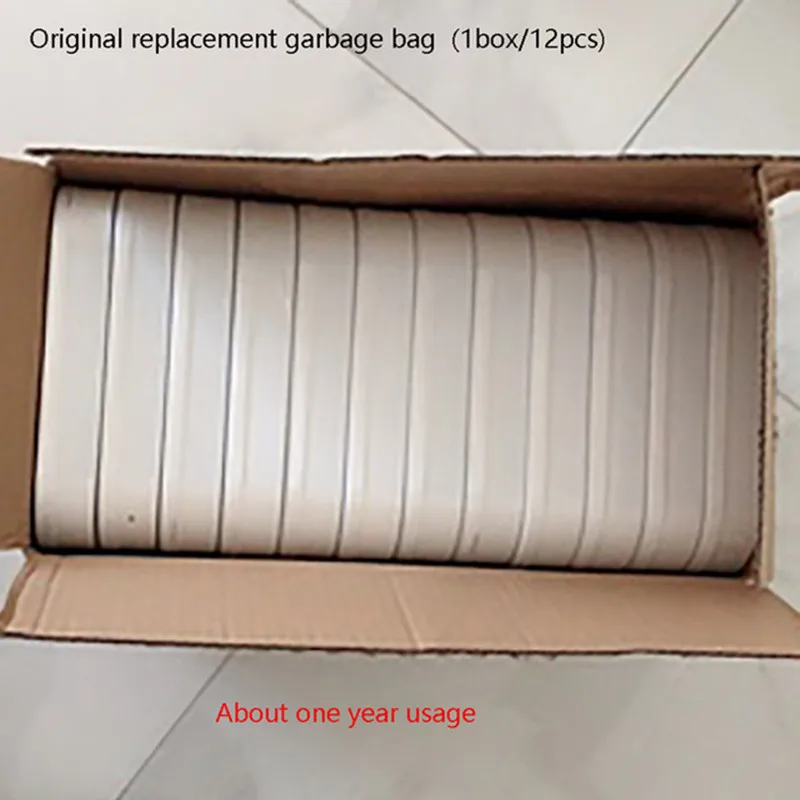 Trash Bags TOWNEW Smart Trash Can T1 T1S Tair Original Replacement 6/12 Refill Rings Auto Packing and Changing