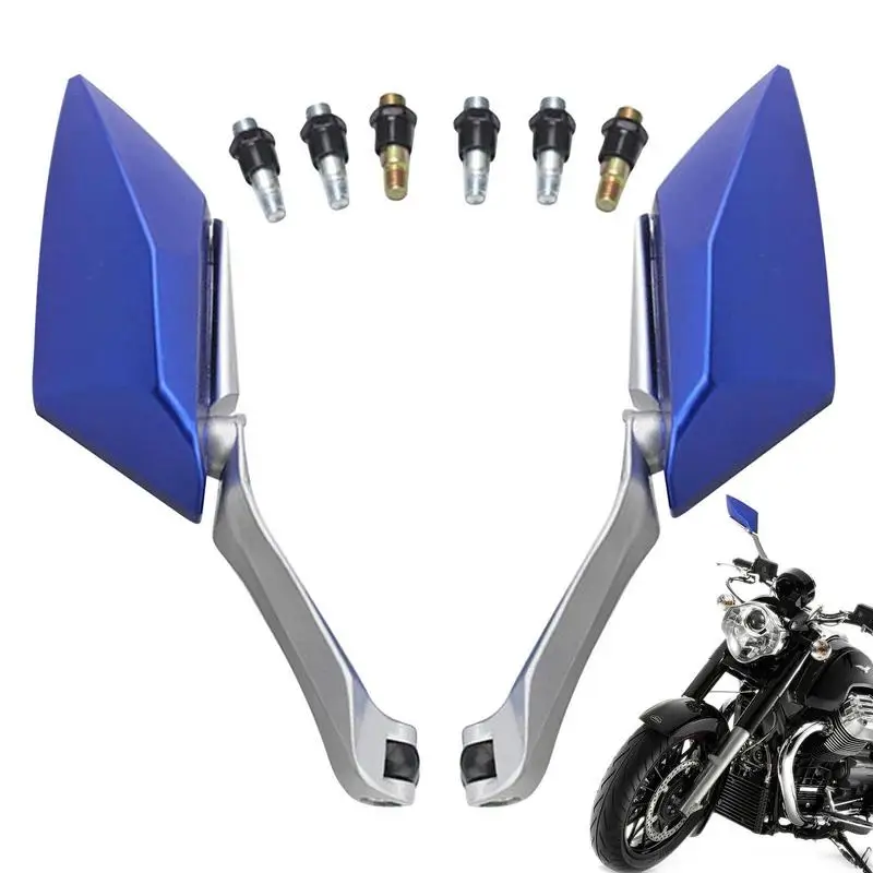 

Motorcycle Rear View Mirrors Universal Anti Glare HD Motorbike Handlebars Convex End Side Mirror For Scooters Bike Accessories