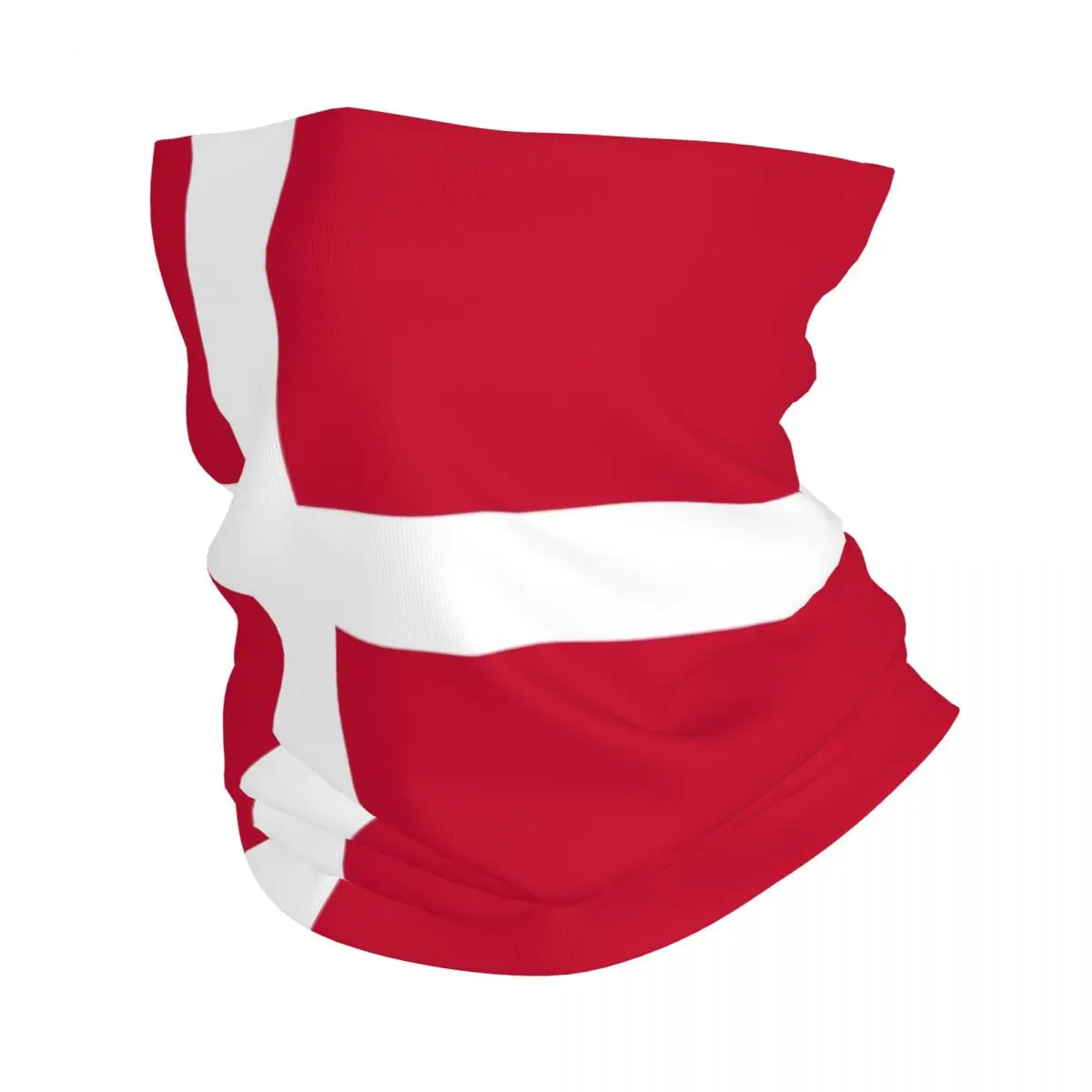 

Denmark Flag Danish Patriotic Bandana Neck Cover Printed Country United Balaclavas Face Mask Scarf Warm Cycling Fishing Winter