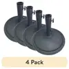 26LB Umbrella Base 4 Pack Durable Round Stand Patio Table Rust Resistant Fits Most 1 3/8 to 2 Inch Poles 2