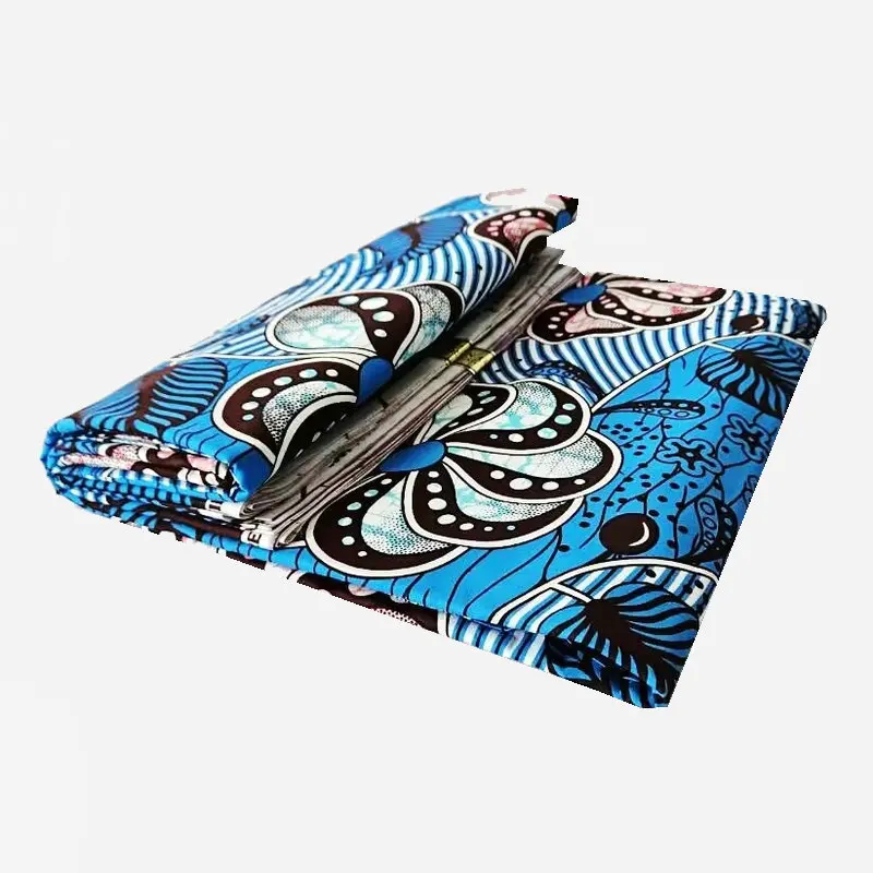 Wax Block Fabric Printing And Dyeing Cotton Textile For Making Clothing Item I4-1 Popular Design