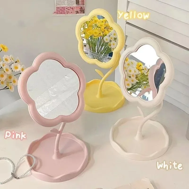 Creative Flower Desktop Mirror 1