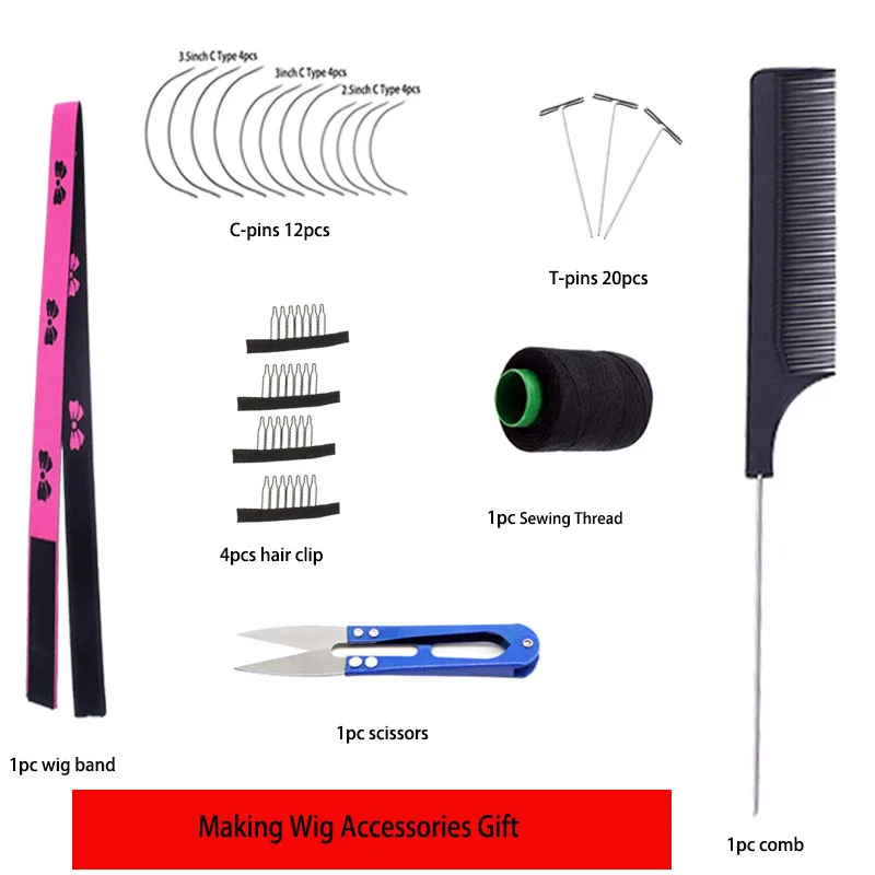 Wig Stand Canvas Block Mannequin Head For Wig Making Hanger Styling Doll Head Wig Accessories Wig Install Kit