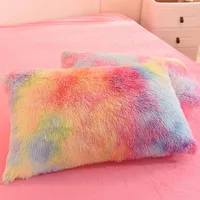 3Pcs Super Shaggy Coral Fleece Warm Cozy Princess Bedding Set Mink Velvet Duvet Cover Set Bed Comforter Cover Blanket Pillowcase 5