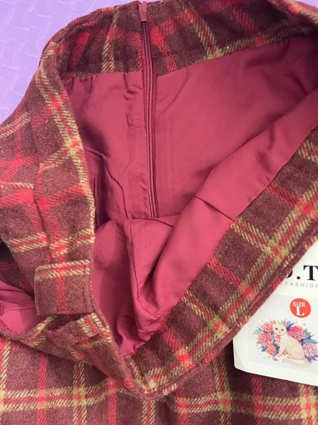 Plaid Mini Skirt - Preppy Aesthetic photo review