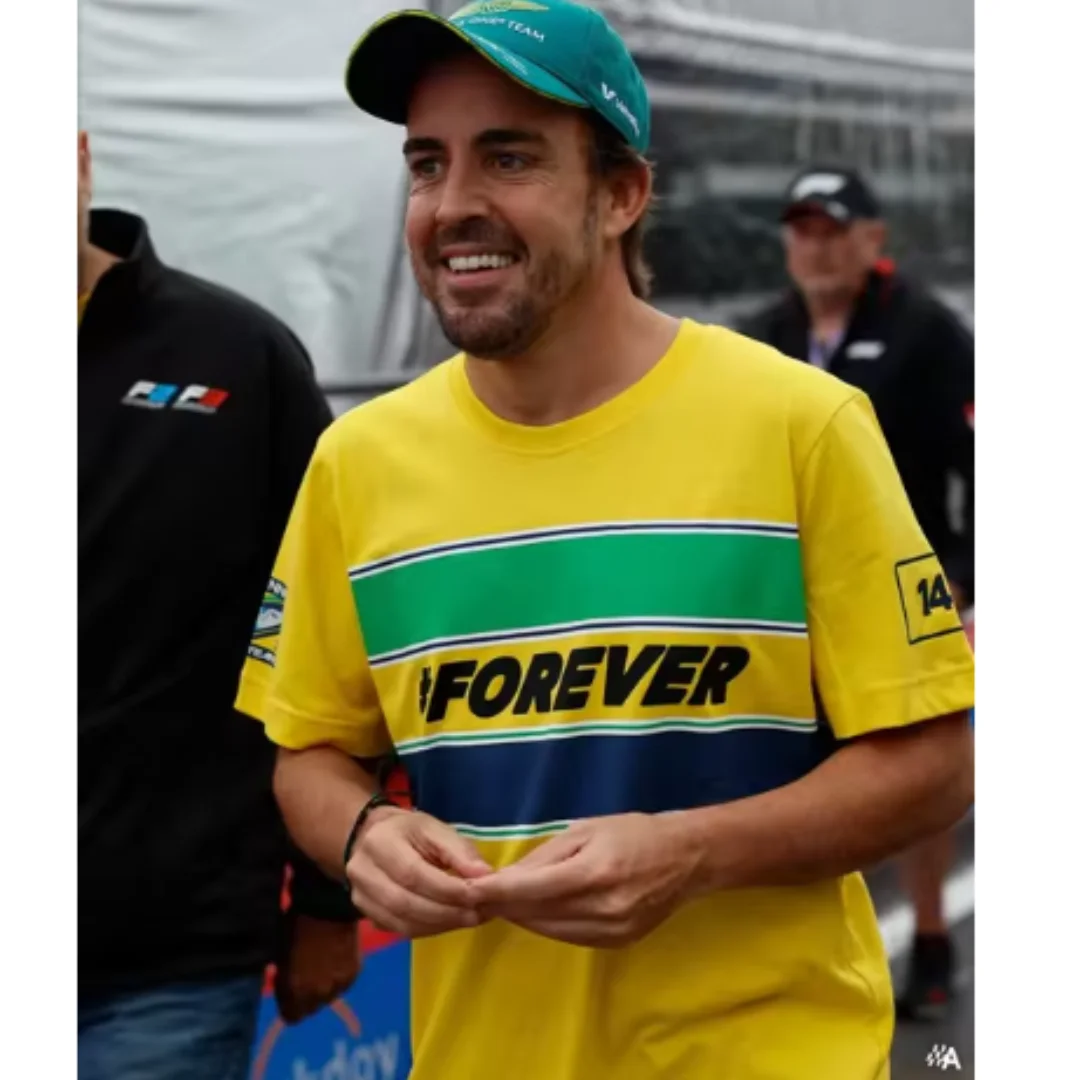 FOREVER SENNA T-Shirt 2024 Fashion Men T Shirt Casual Ayrton Senna Brazilian Formula 1 Legend T-shirt Graphic Oversized Senna 30 2