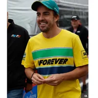 FOREVER SENNA T-Shirt 2024 Fashion Men T Shirt Casual Ayrton Senna Brazilian Formula 1 Legend T-shirt Graphic Oversized Senna 30 2