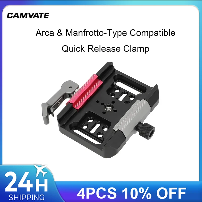 Placa Base De Liberación Rápida NICEYRIG Compatible Con Manfrotto, Para Trípodes De Cámara, Ideal Para Fotografía Y Video