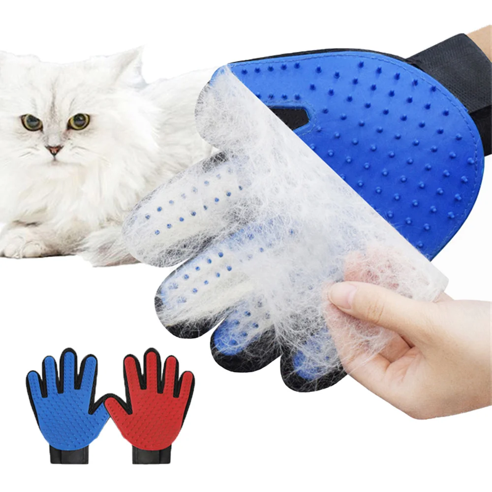 Pet Hair Remover Grooming Gloves for Cat Dog, pet grooming gloves,pet hair remover gloves