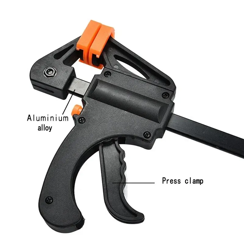 4-inch Woodworking Quick Clamp F Clamp Tool Wood Board Fixed Carpentry Tool Set Hand Sets