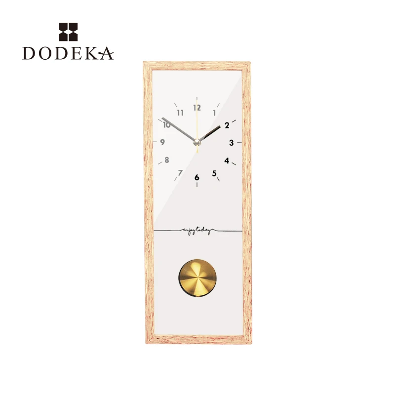 Japanese Retro Wooden Swing Pendulum Clock 40.2X15.2X6CM  