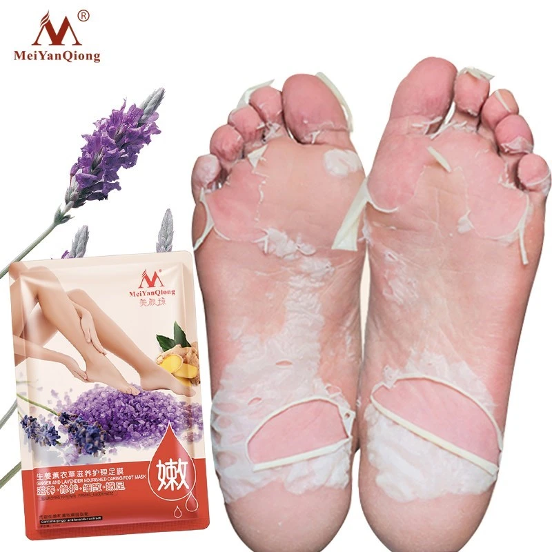 Ginger And Lavender Foot Mask Peeling For Legs Feet Masks Exfoliating