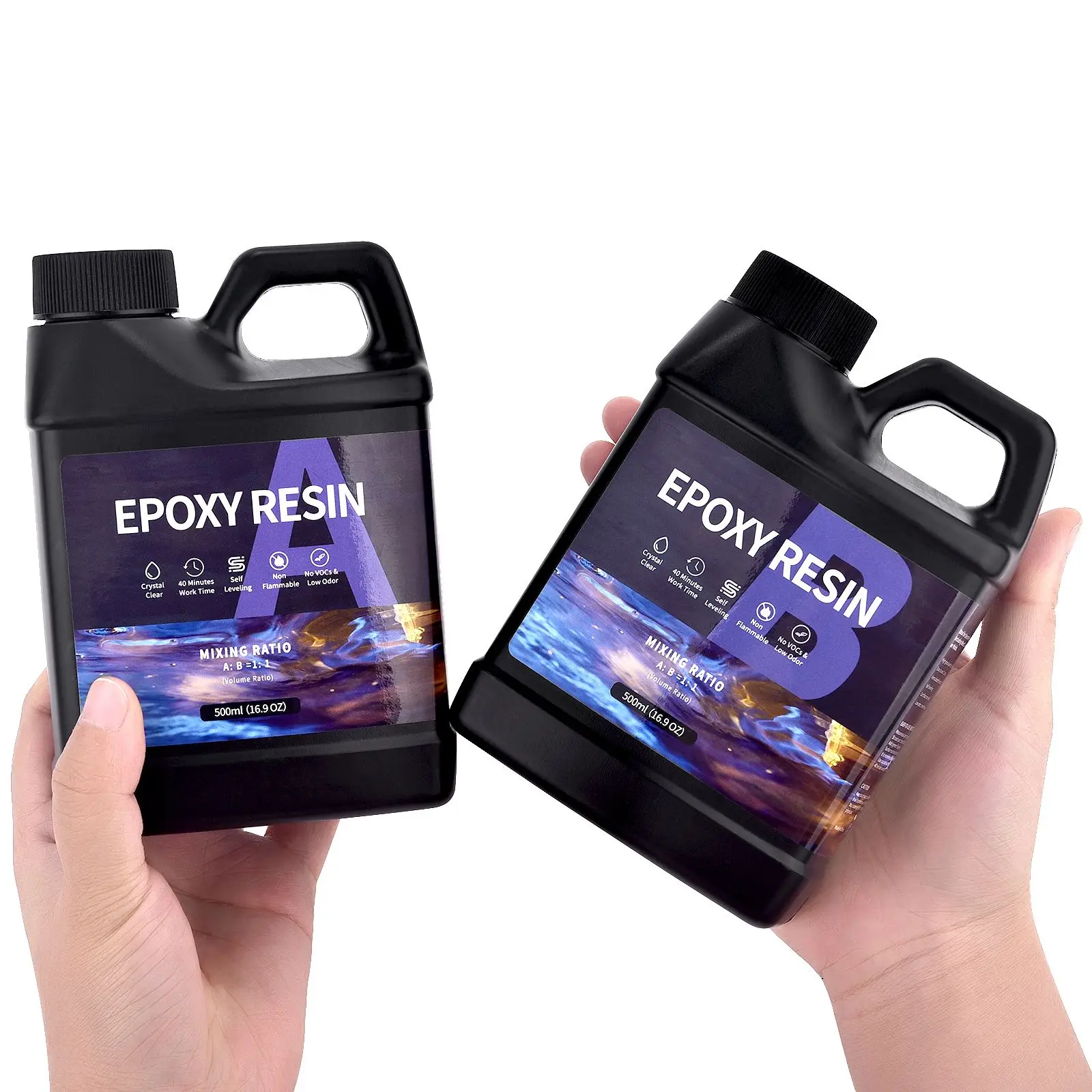 1000ml Epoxy Resin Kits Crystal Clear 2
