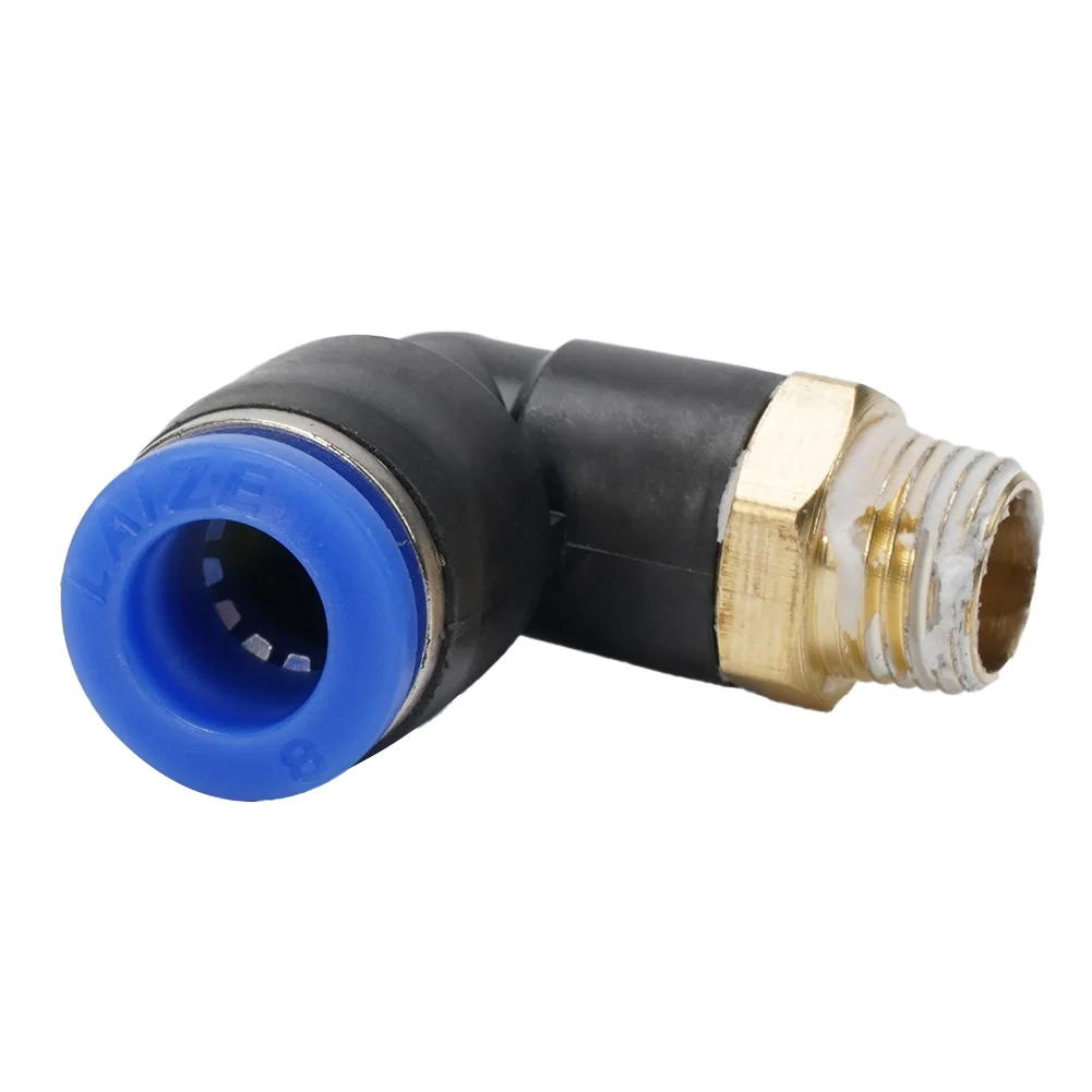 

1/8\\\" Connector L Fitting 10pcs 8mm Accessory For Coats Tire Changer Machine Replacement Tube Useful Durable High Quality