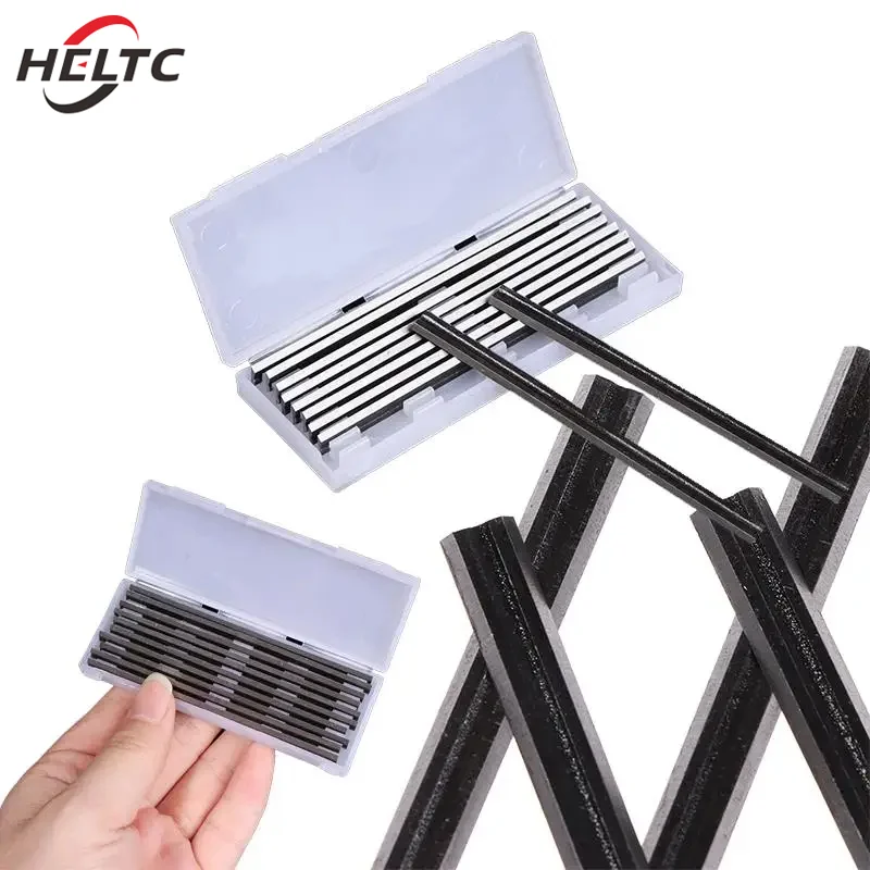 Planer blades 10Pcs/set 82mm Carbide For Cutting Soft Hard Woods Ply-wood Board Woodworking Accessories
