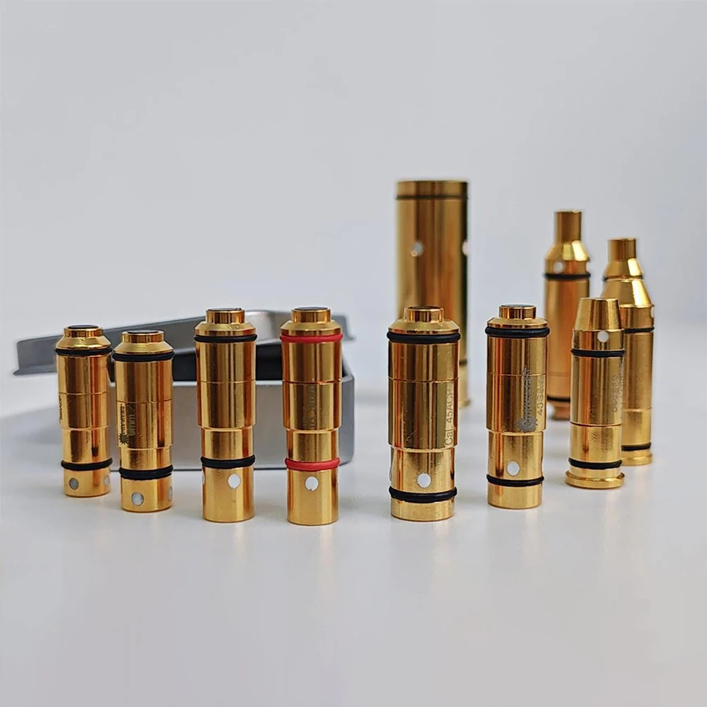 Dry Fire Training Laser Bullet 9mm 38Special 380ACP 40S&W 45ACP 223/5.56 7.62 243/308 44Mag 12Gauge Laser Training Cartridge