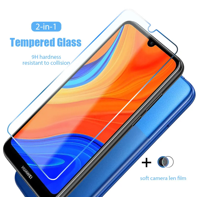 2In1 Protective Film Glass For Huawei Mate 20 Lite Mate 30 Lite Mate 10 Lite Camera Lens Film Glass For P Smart Z P Smart Pro