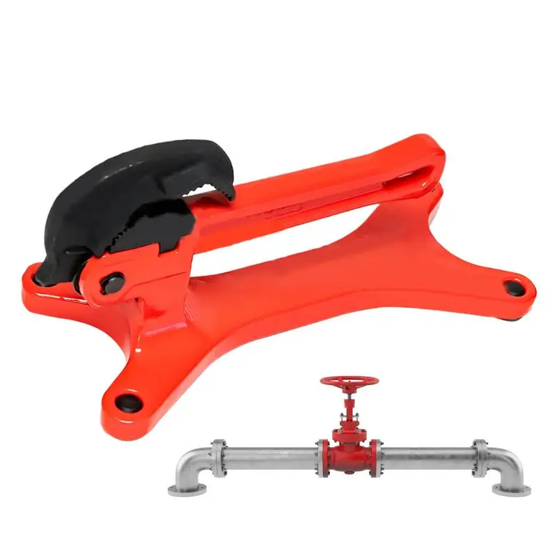 Manuel Pipe Clamps Pipeline Support Solid Base Spring Loaded Jaw s Multifunctional Tool Gear For Valve Maintenance High Altitude