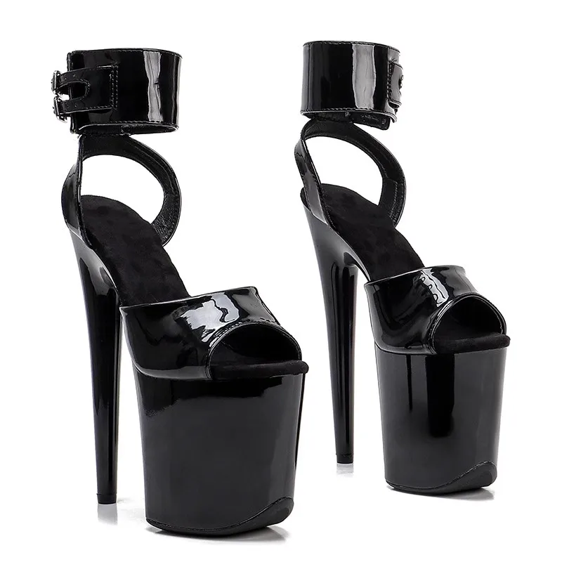 

Женские босоножки из ПУ кожи, на высоком каблуке 20 см/8 дюймов