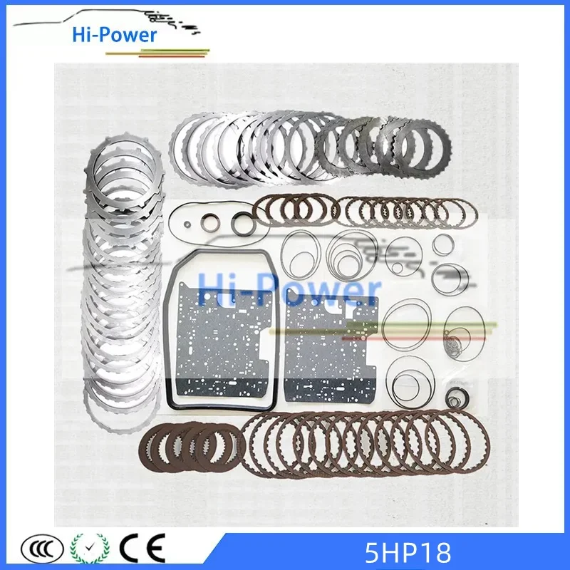 

5HP18 5HP-18 Overhaul Seals Auto Transmission Master Rebuild Kit Friction Steel Plates For BMW 1991-UP Gearbox Discs ZF5HP18