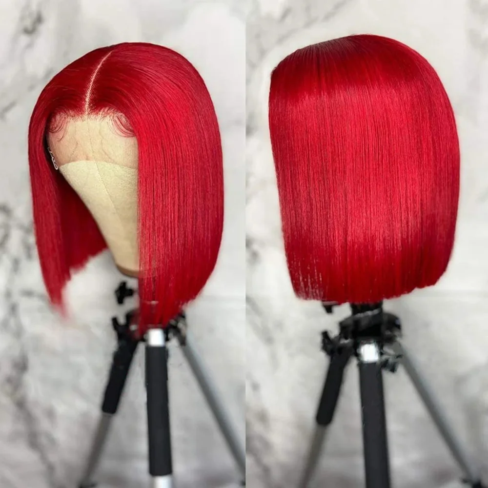 Red Bob Wig