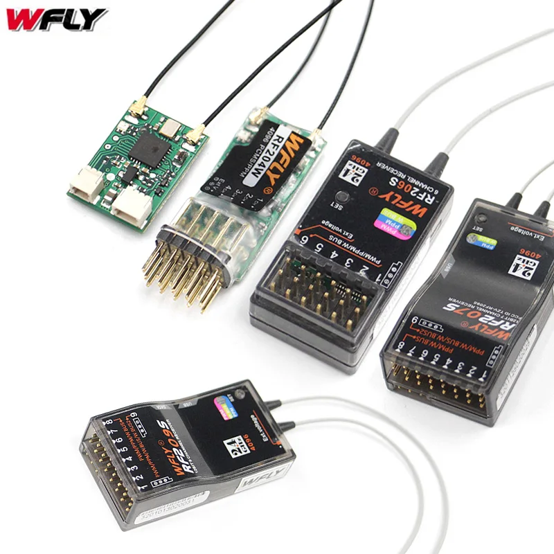 Радиосистема WFLY RF201S RF204W RF206S RF207S RF209S ресивер ET серии ET06 ET07 ET12 S.BUS PPM PWM 4/6/7/9CH RC FPV |