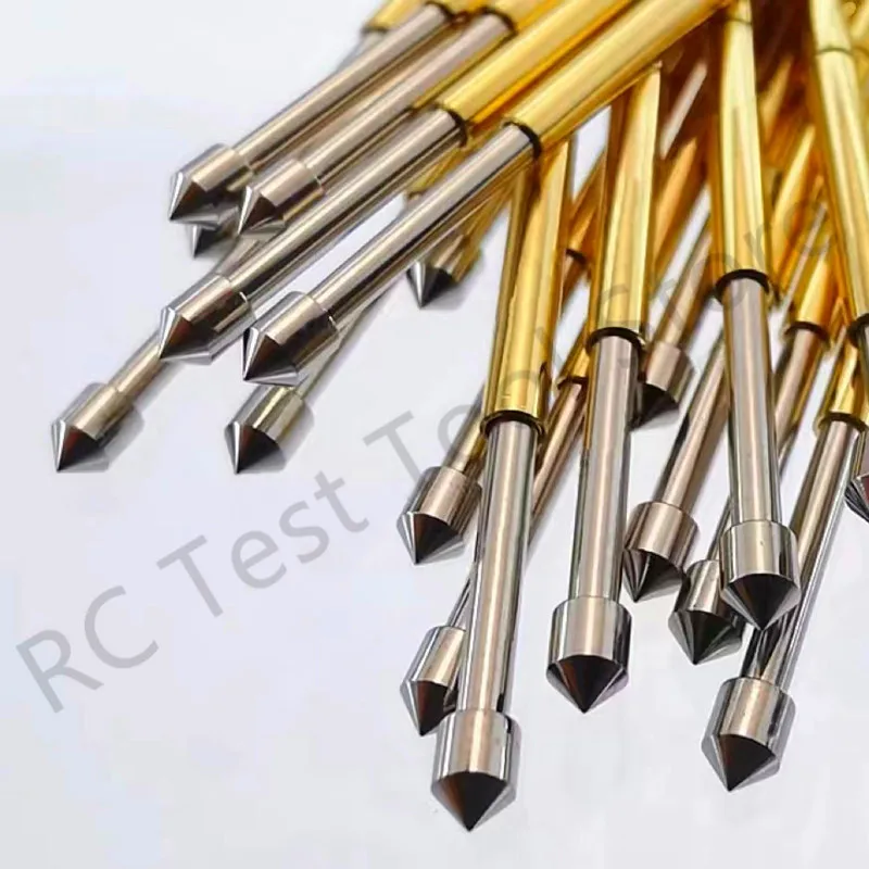 Broches De Test Pogo Pin - Lot De 100, 9,5 Mm, Cuivre Plaqué Or, Pour électronique