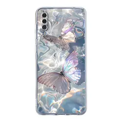Blue Butterfly Ocean Waves Phone Case Cover - Samsung A06 (B7)