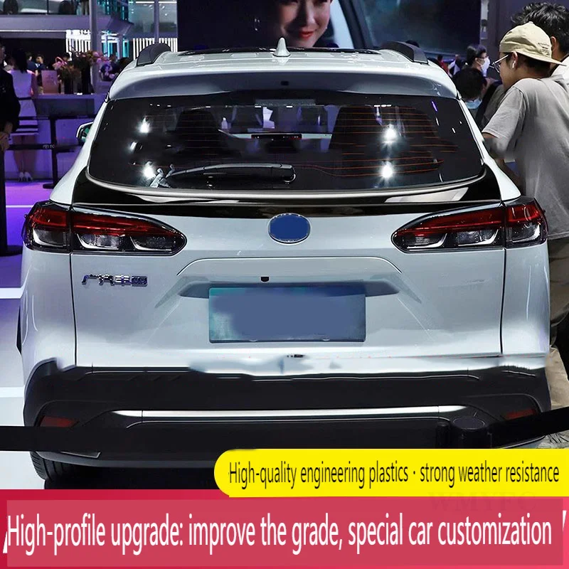2 Pezzi Spoiler Laterali Posteriori Per Toyota Corolla Cross 2021-2023 | ABS Nero