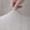 light gray printed sectional sofa cover for living room L shaped sofa protector elastic anti-dust need to buy 2 pieces together 4