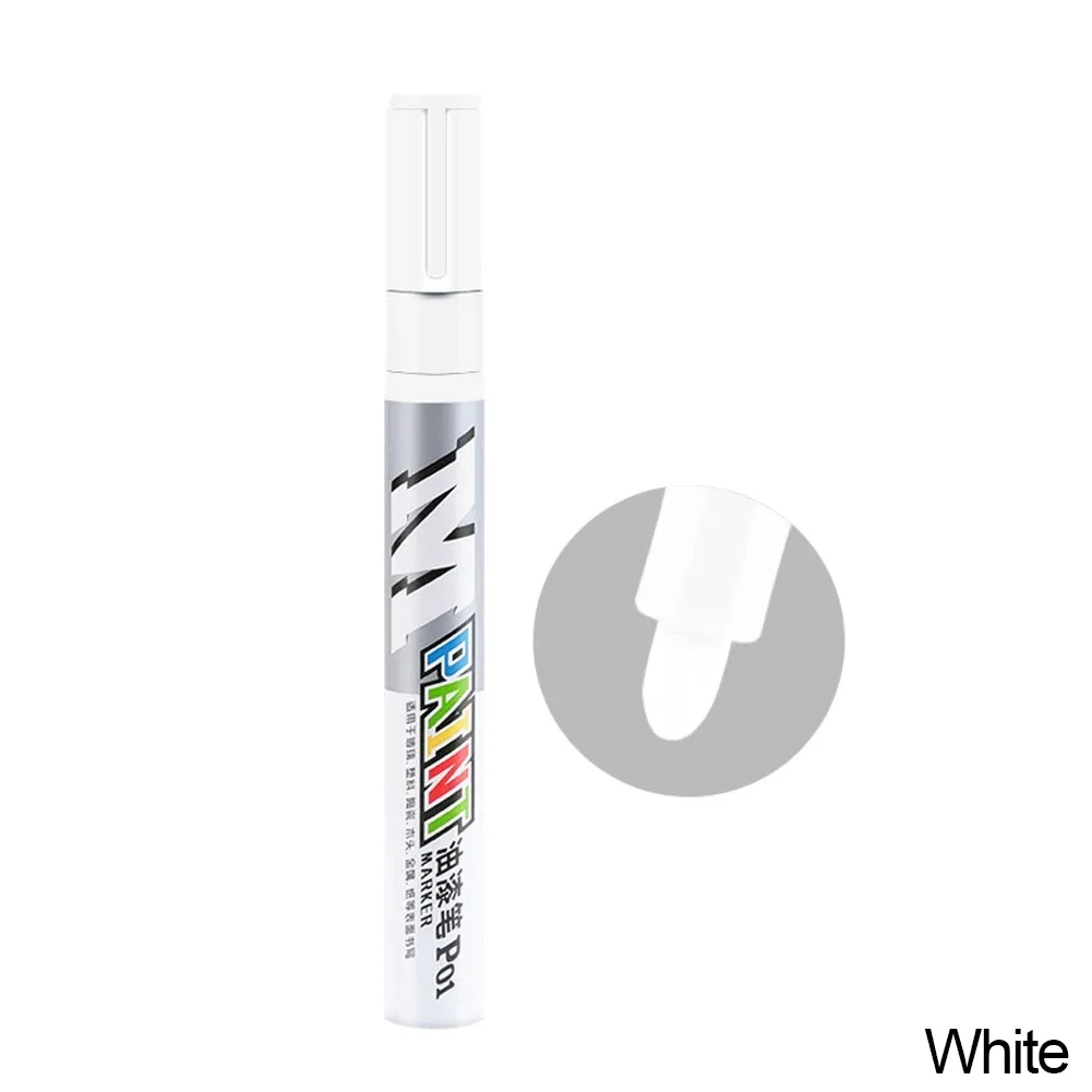 Penna Ripara Graffi Auto 2 In 1 – 12 Ml, Bianca E Universale, Per Vernice E Metallo, Antiruggine E Portatile