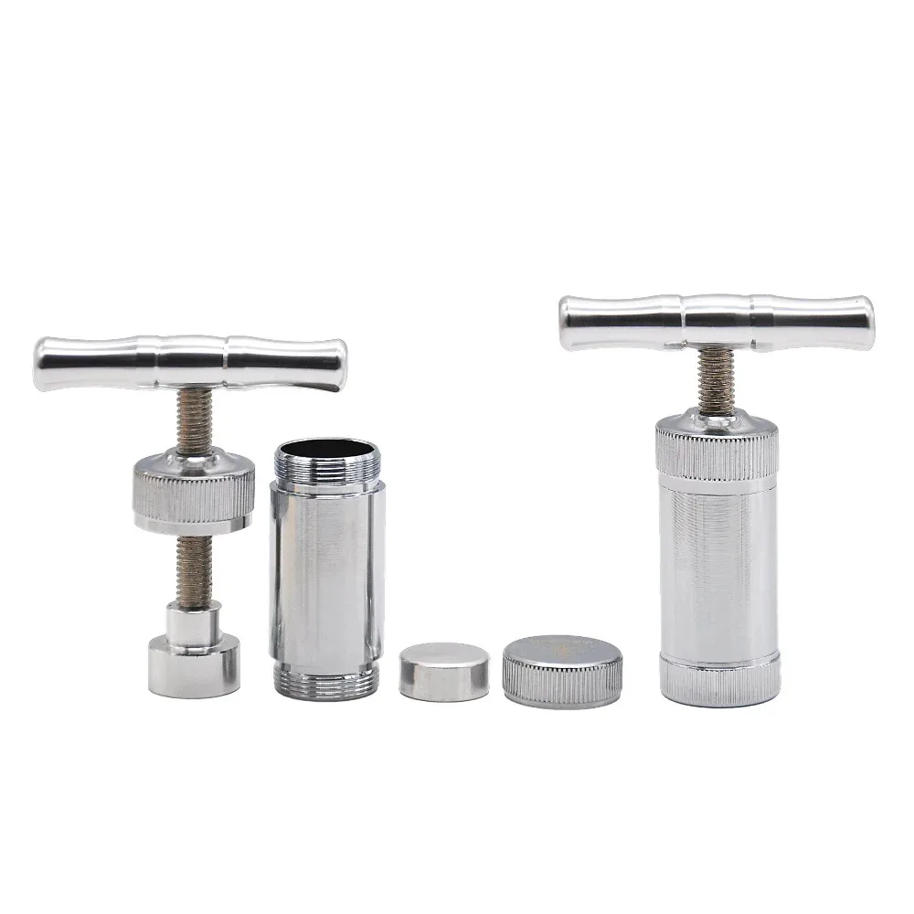 Aluminum Tobacco Press Spice Hand Crusher Pepper Mill Handmade Metal Smoking Press Accessories herb grinder,tobacco grinder,manual spice grinder