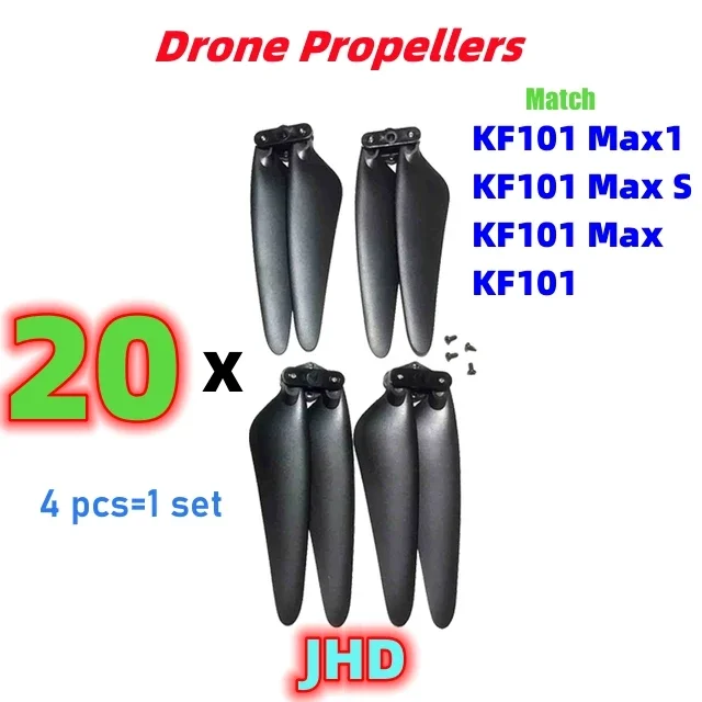 KF101 MAX Lames de Drone Lot de 1 à 10 - Hélices de Rechange