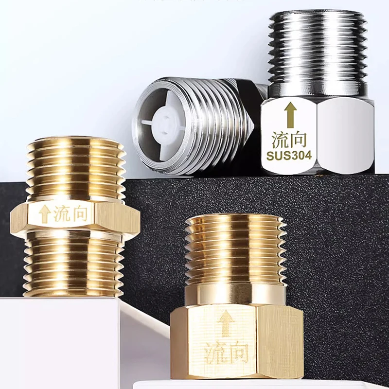Male Female Check Valve One Way Non-return Valve Water Heater Toilet Water Pipes check valve