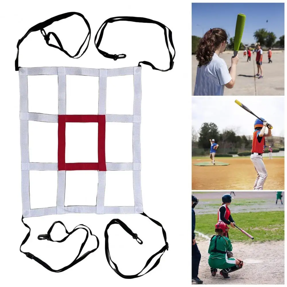 Baseball Net Zone Target Softball Pitching Target Adjustable Baseball Net Strike Zone for Softball Pitching Training