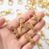 100PCS Swivel Clasps Lanyard Snap Hooks with Key Rings, Key Chain Clip Hooks Lobster Claw Clasps for Jewelry DIY Crafts 6