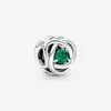 New 925 Sterling Silver January~December Birthstone Eternity Circle Bead Fit Original Pendant Charms Bracelet Bead DIY Jewelry 6