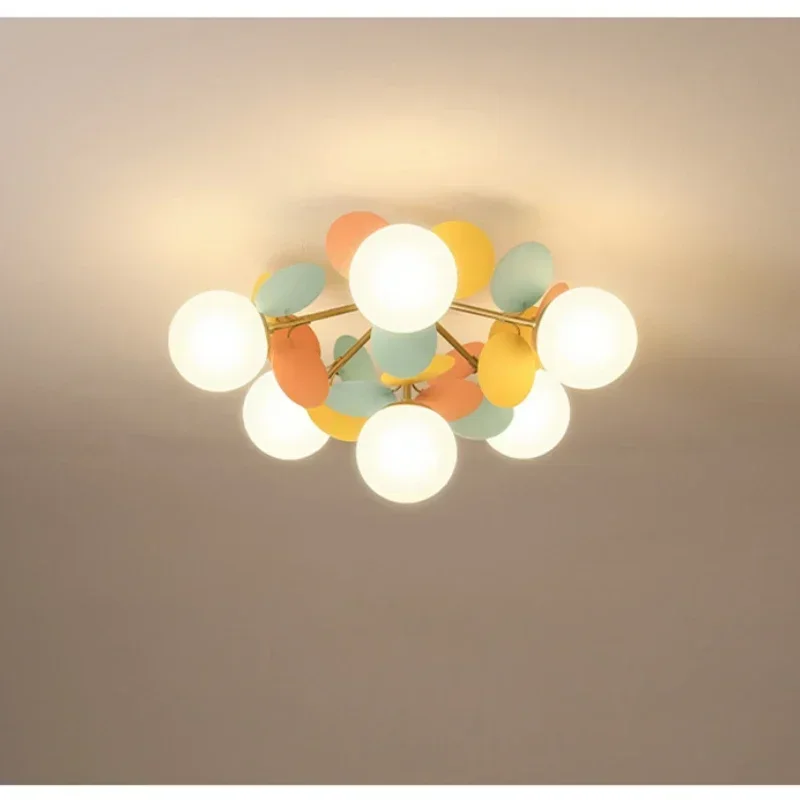 Modern Led Chandelier Scandinavian Style For Children's Room Nursery Bedroom Living Room led chandelier ceiling chandelier