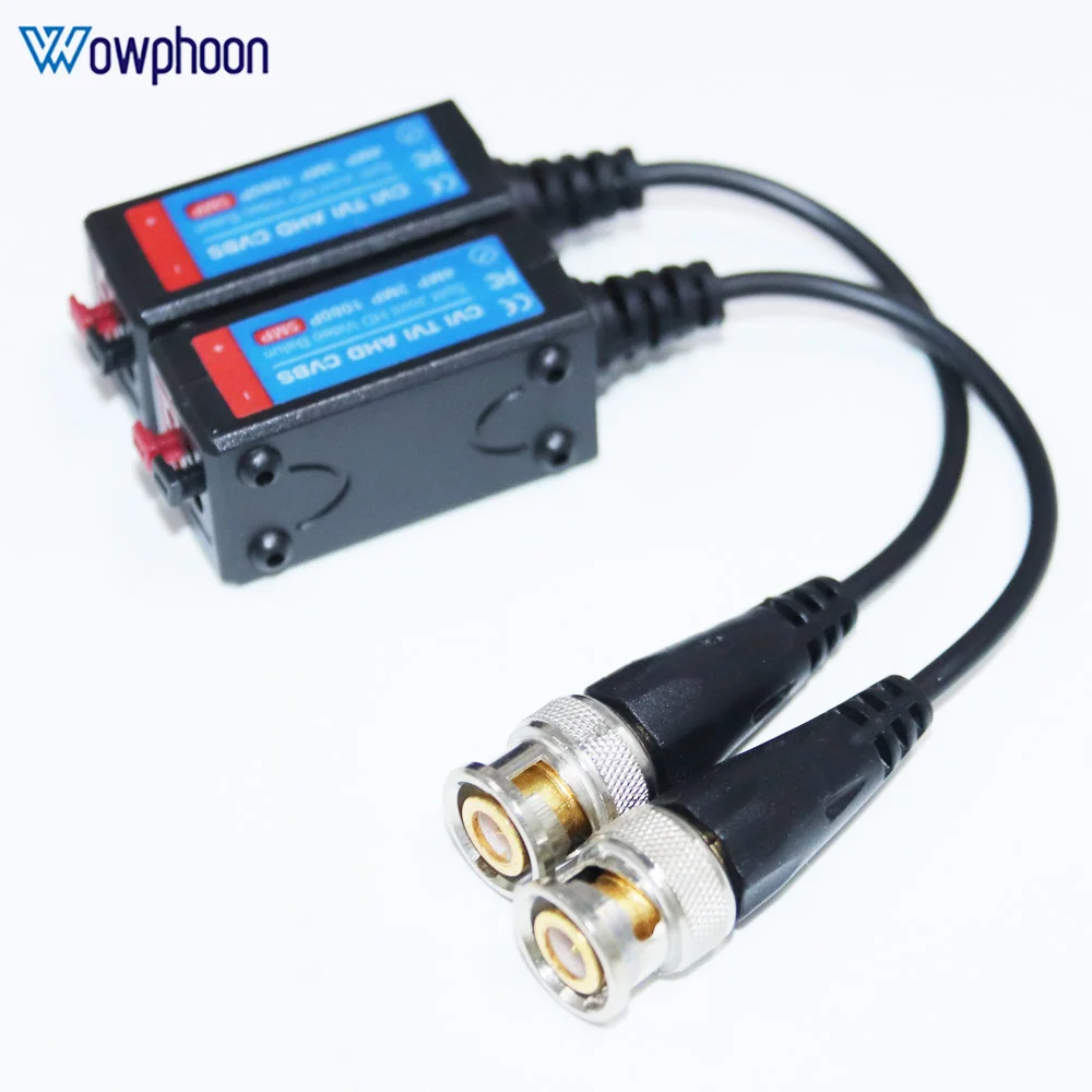 

1 Pair 5MP HD Video Balun Passive Transmission AHD CVI TVI CVBS CCTV Camera Twisted Pair Transmitter