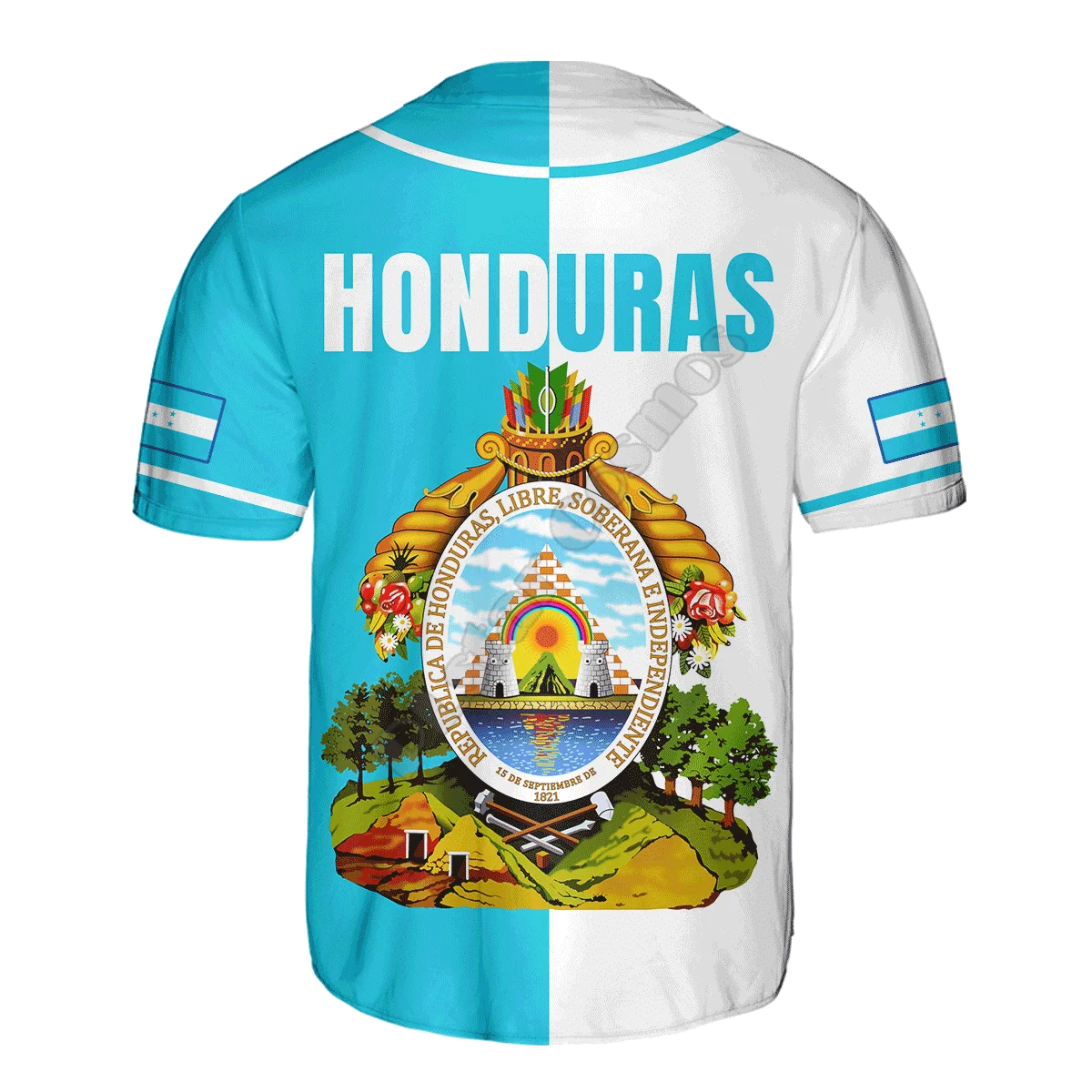  AOVL Personalized Honduras Baseball Jersey Shirt, Honduras  Jersey for Men and Women, Jersey Honduras, Camisa Honduras Hombre (Honduras  1)