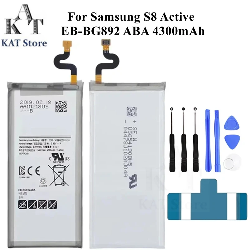 

Мобильный телефон литий-полимерная батарея для Samsung S8 Active G892 EB-BG892ABA 4300mAh запасная часть для замены