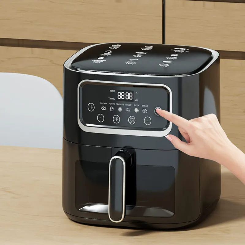 Intelligent Home Oven Export Manufacturers Fully Automatic Touch Electric Frying Pan Air Fryer 8L 4